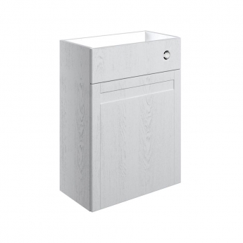 Signature Malmo Back to Wall WC Toilet Unit (No Top) 600mm Wide - Satin White Ash