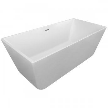 Signature Pacific Double Ended Freestanding Bath with Integrated Waste 1600mm x 750mm