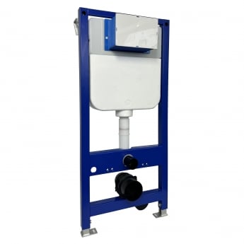 Signature Wall Hung WC Frame and Cistern 1080mm H x 500mm W - Blue