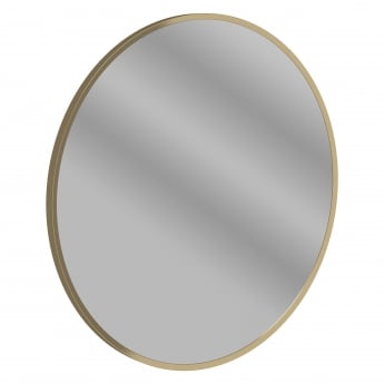 Signature Olivia Round Bathroom Mirror 500mm Diameter - Brushed Bronze