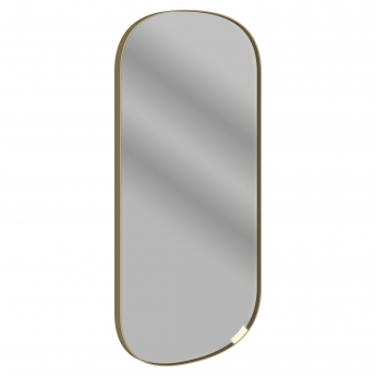 Signature Olivia Oblong Bathroom Mirror 800mm H x 400mm W - Brushed Bronze