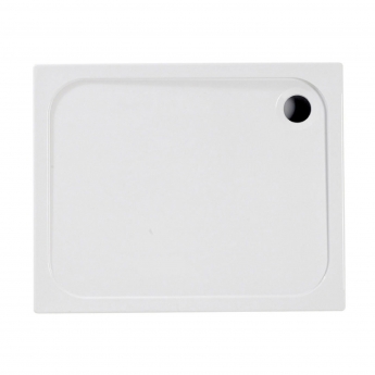 Signature Deluxe Rectangular Shower Tray 45mm High with Waste 1400mm x 800mm - White