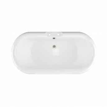 Signature Duchess Freestanding Bath 1690mm x 740mm White - 2 Tap Hole (inc Leg Set)