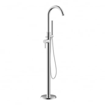 Signature Sail Freestanding Bath Shower Mixer Tap with Shower Kit - Chrome