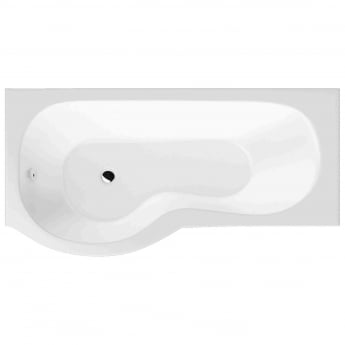 Signature Sortcastle P-Shaped Shower Bath 1700mm x 700mm/850mm - Left Handed