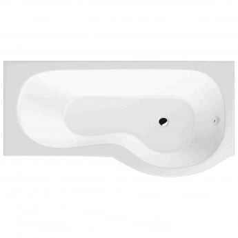 Signature Sortcastle P-Shaped Shower Bath 1700mm x 700mm/850mm - Right Handed