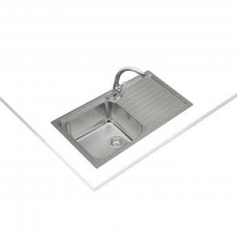 Signature Teka Kitchen Sink CTK1032BOX 1 Bowl Stainless Steel   Signature Teka Kitchen Sink Ctk1032box 1 