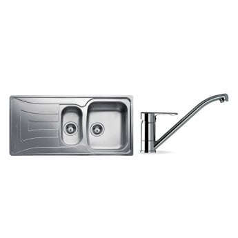 Signature Teka Kitchen Sink PTK1022 1 5 Bowl Stainless Steel   Signature Teka Kitchen Sink Ptk1022 