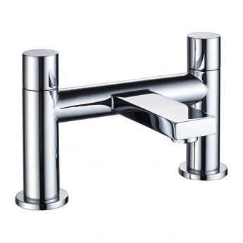 Signature Stance Bath Filler Tap Pillar Mounted - Chrome