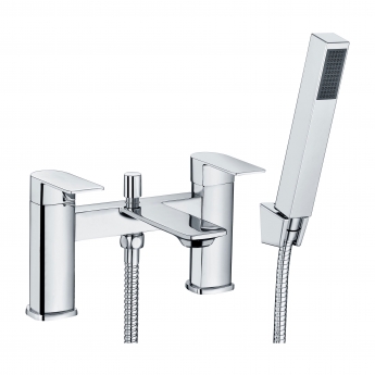 Signature Zico Bath Shower Mixer Tap with Shower Kit - Chrome