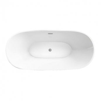 Delphi Bolsena Double Ended Freestanding Bath 1800mm x 800mm - 0 Tap Hole (inc Leg Set)