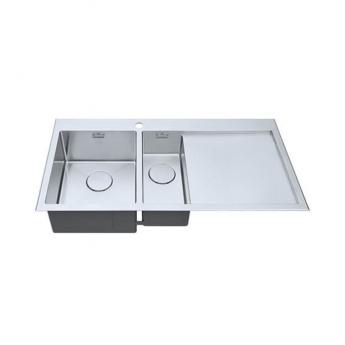 The 1810 Company Razor 6 1.5 Bowl Kitchen Sink - Left Handed