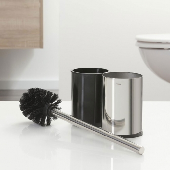 Tiger Colar Toilet Brush And Holder Freestanding - Polished Stainless Steel
