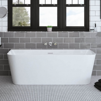 Trojan Darlington Double Ended Back to Wall Freestanding Bath 1700mm x 800mm - 0 Tap Hole