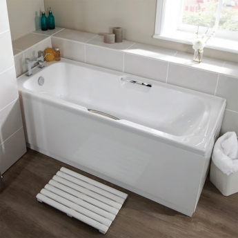 Trojan Granada Anti-Slip Rectangular Acrylic Bath with Twin Grips