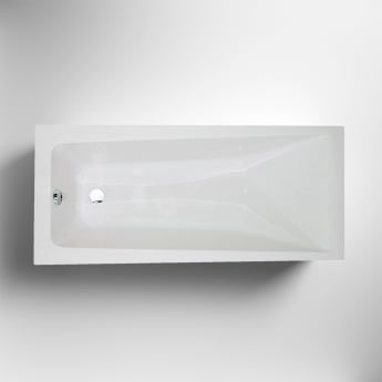 Verona Atlanta Single Ended Rectangular Bath 1700mm x 700mm - 0 Tap Hole (inc Leg Set)