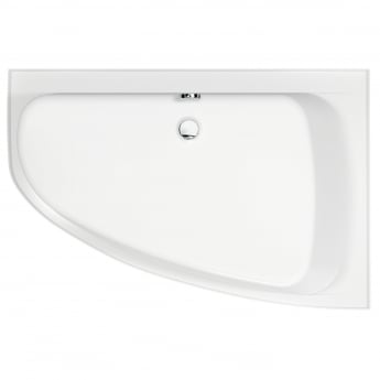 Verona Cloud Double Ended Offset Corner Bath 1500mm x 1000mm Right Handed - 0 Tap Hole (inc Leg Set)