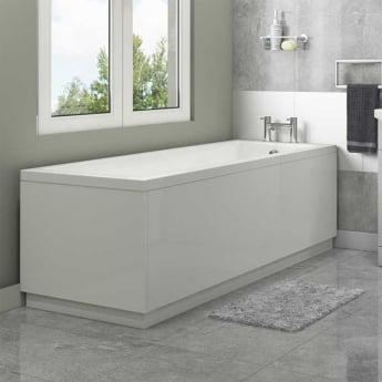 Verona Medici Tungstenite Single Ended Rectangular Acrylic Bath