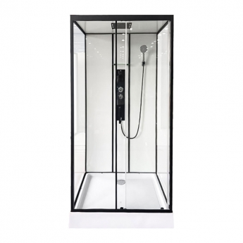 Vidalux Kontrast Lux Hydro Rectangular Shower Cabin 1100mm x 800mm - Clear
