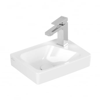 Villeroy & Boch Architectura Rectangle Wall Hung Basin 360mm Wide - 1 Right Hand Tap Hole