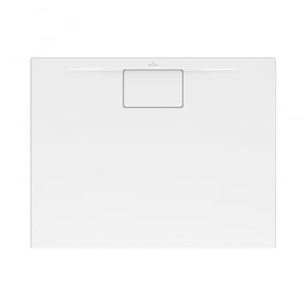 Villeroy & Boch Architectura Rectangular Shower Tray with Metal Rim 1000mm x 800mm - White Alpin