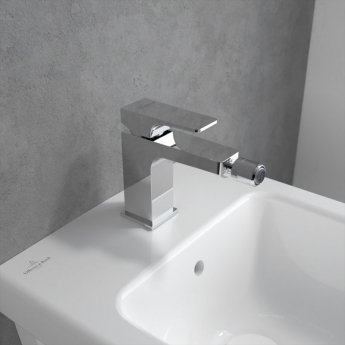 Villeroy & Boch Architectura Square Bidet Mixer Tap - Chrome