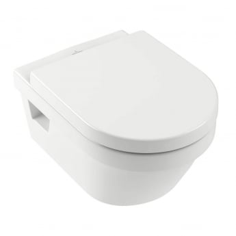 Villeroy & Boch Architectura Rimless Wall Hung Toilet White Alpin - Standard Seat