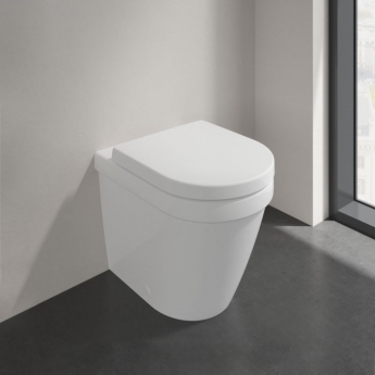 Villeroy & Boch Architectura Rimless Back to Wall Toilet - Soft Close Seat