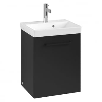 Villeroy & Boch Avento 450mm 1-Door Wall Hung Vanity Unit RH with Basin