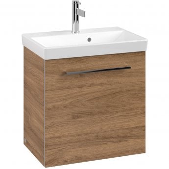 Villeroy & Boch Avento 550mm 1-Door Wall Hung Vanity Unit with Basin