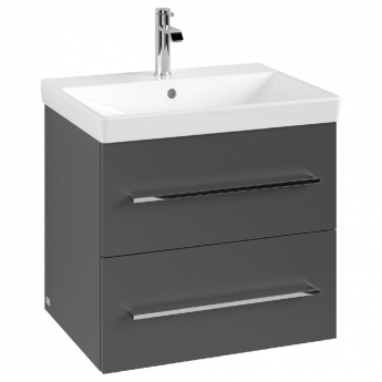 Villeroy & Boch Avento 600mm 2-Drawer Wall Hung Vanity Unit with Basin