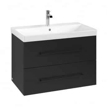 Villeroy & Boch Avento 800mm 2-Drawer Wall Hung Vanity Unit with Basin