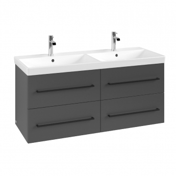 Villeroy & Boch Avento 1200mm 4-Drawer Wall Hung Vanity Unit with Basin