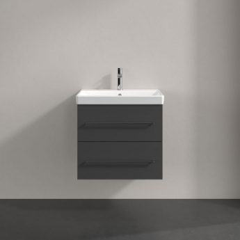 Villeroy & Boch Avento 600mm 2-Drawer Wall Hung Vanity Unit with Basin