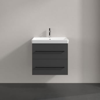 Villeroy & Boch Avento 600mm 2-Drawer Wall Hung Vanity Unit with Basin