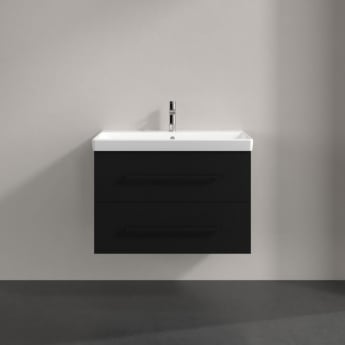 Villeroy & Boch Avento 800mm 2-Drawer Wall Hung Vanity Unit with Basin