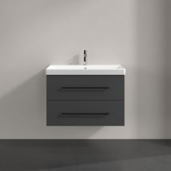 Villeroy & Boch Avento 800mm 2-Drawer Wall Hung Vanity Unit with Basin