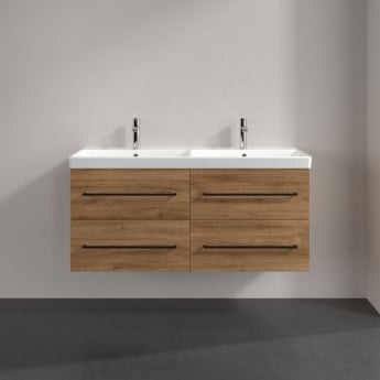 Villeroy & Boch Avento 1200mm 4-Drawer Wall Hung Vanity Unit with Basin