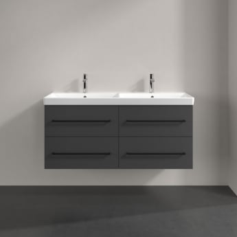 Villeroy & Boch Avento 1200mm 4-Drawer Wall Hung Vanity Unit with Basin