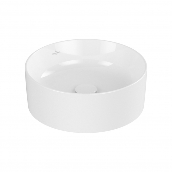 Villeroy & Boch Collaro Round Sit-On Countertop Basin 400mm Wide - 0 Tap Hole