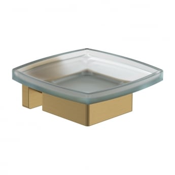 Villeroy & Boch Elements Striking Soap Dish - Brushed Gold