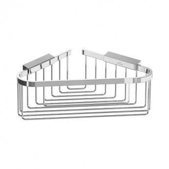 Villeroy & Boch Elements Tender Corner Wire Shower Basket 260mm Wide - Chrome