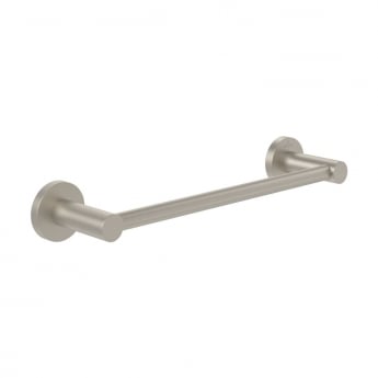 Villeroy & Boch Elements Tender Straight Towel Bar 366mm Wide - Brushed Nickel Matt