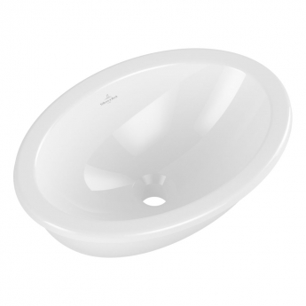 Villeroy & Boch Loop & Friends Oval Undermount Countertop Basin 430mm Wide - 0 Tap Hole