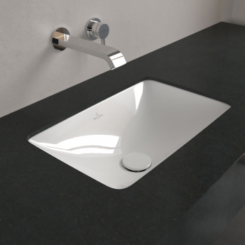 Villeroy & Boch Loop & Friends Rectangular Undermount Countertop Basin 450mm Wide - 0 Tap Hole