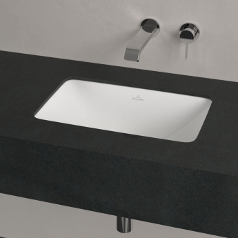 Villeroy & Boch Loop & Friends Rectangular Undermount Countertop Basin 450mm Wide - 0 Tap Hole