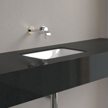 Villeroy & Boch Loop & Friends Rectangular Undermount Countertop Basin 450mm Wide - 0 Tap Hole