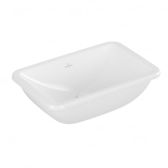 Villeroy & Boch Loop & Friends Rectangular Undermount Countertop Basin 450mm Wide - 0 Tap Hole