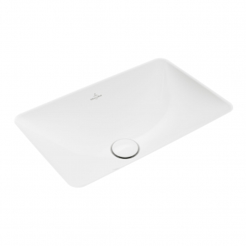 Villeroy & Boch Loop & Friends Rectangular Undermount Countertop Basin 450mm Wide - 0 Tap Hole