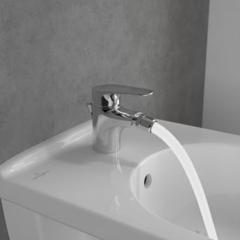 Villeroy & Boch O.novo Start Bidet Mixer Tap - Chrome